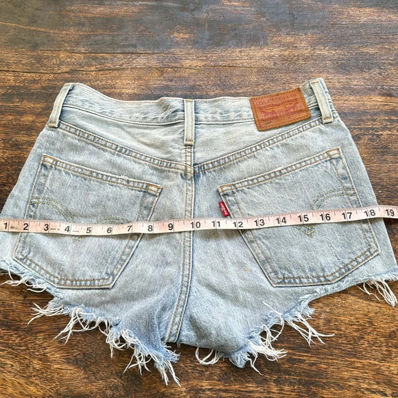 Vintage 501 denim cut off shorts size xs 25 - Picture 9 of 9